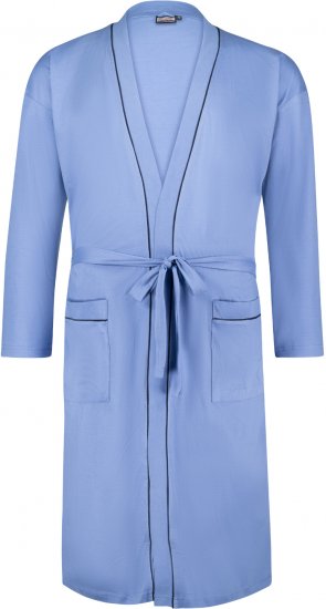 Adamo Boris House Coat Light Blue - Alsónemű & strandruhák - Nagyméretű Alsónemű 2XL-8XL