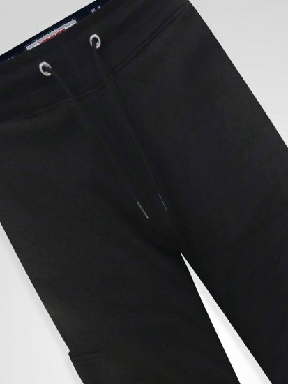 D555 Dexter 1 Cargo Jogger With Bear Embroidery Fekete - Melegítőnadrág & rövidnadrág - Melegítőnadrág & Melegítő Rövidnadrág 2XL-12XL