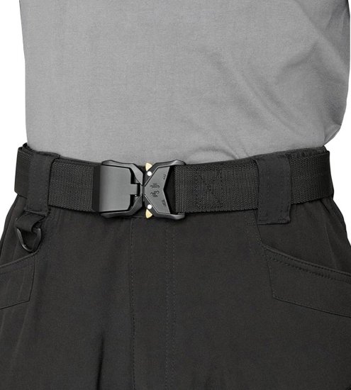 D555 Dale Tactical Stretch Webbing Belt with Heavy Duty Quick Release Buckle Black - Övek - Nagyméretű Övek W40-W70/2XL-8XL