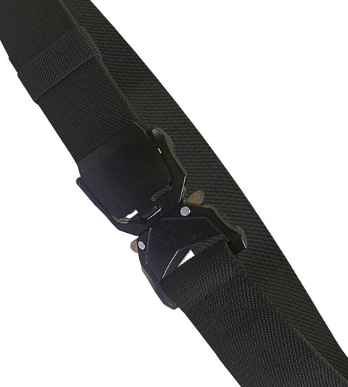D555 Dale Tactical Stretch Webbing Belt with Heavy Duty Quick Release Buckle Black - Övek - Nagyméretű Övek W40-W70/2XL-8XL