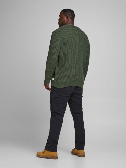 Jack & Jones JCOBRANDON Knit Forest - Pulóverek & kapucnis pulóverek - Pulóverek & Kapucnis pulóver 2XL-12XL