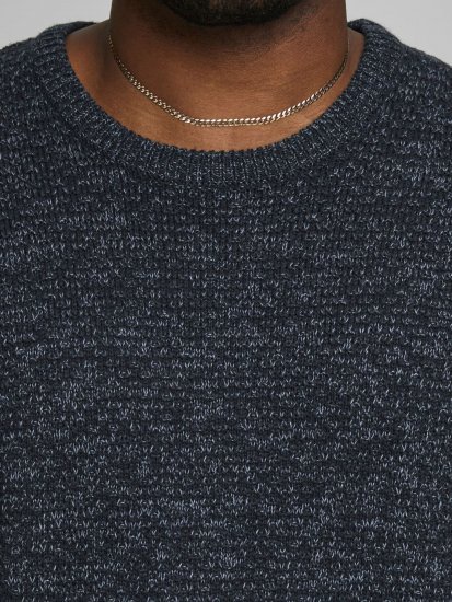 Jack & Jones JCOBRANDON Knit Navy Blazer - Pulóverek & kapucnis pulóverek - Pulóverek & Kapucnis pulóver 2XL-12XL