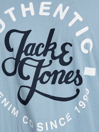 Jack & Jones JJMOON T-shirt Faded Denim - Pólók - Nagyméretű pólók - 2XL-14XL