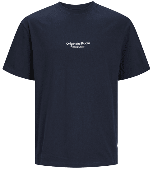 Jack & Jones JORVESTERBRO T-Shirt Sky Captain - Pólók - Nagyméretű pólók - 2XL-14XL