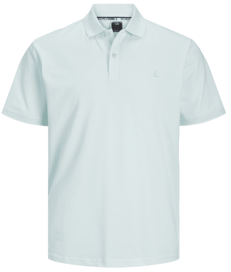 Jack & Jones JCOHASS LOGO Polo Soothing Sea - Pólóingek - Galléros Pólók 2XL-8XL - Pólóingek 2XL-8XL
