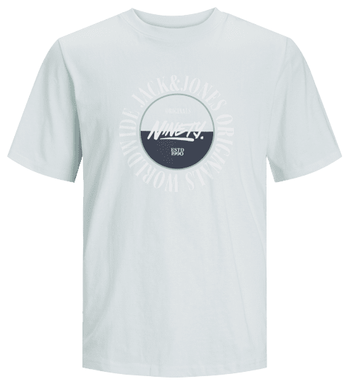 Jack & Jones JORCOBIN T-Shirt Skylight - Pólók - Nagyméretű pólók - 2XL-14XL