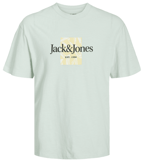 Jack & Jones JORLAFAYETTE BRANDING T-Shirt Skylight - Pólók - Nagyméretű pólók - 2XL-14XL