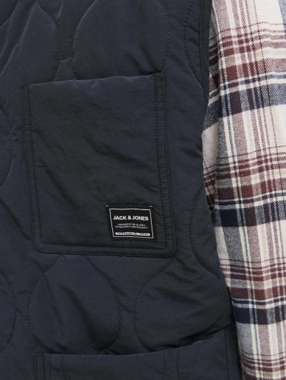 Jack & Jones Hero Liner Quilted Gilet Vest Black - Mellények - Mellények nagy méretekben