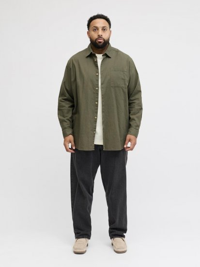 Jack & Jones Tristan Overshirt khaki - Ingek - Ingek 2XL-10XL