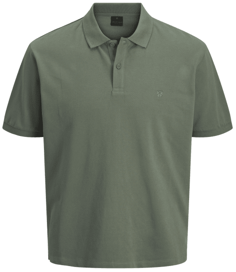 Jack & Jones Weston Galléros Póló Zöld - Pólóingek - Galléros Pólók 2XL-8XL - Pólóingek 2XL-8XL