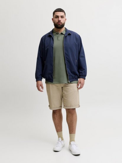 Jack & Jones Weston Galléros Póló Zöld - Pólóingek - Galléros Pólók 2XL-8XL - Pólóingek 2XL-8XL