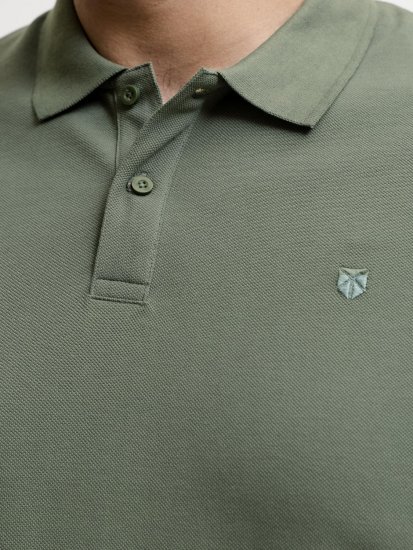 Jack & Jones Weston Galléros Póló Zöld - Pólóingek - Galléros Pólók 2XL-8XL - Pólóingek 2XL-8XL