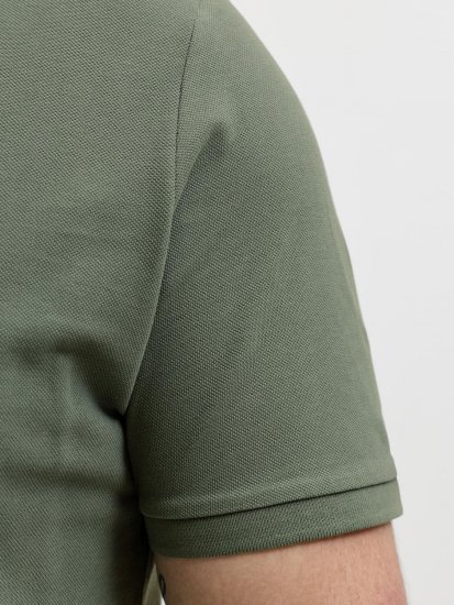 Jack & Jones Weston Galléros Póló Zöld - Pólóingek - Galléros Pólók 2XL-8XL - Pólóingek 2XL-8XL