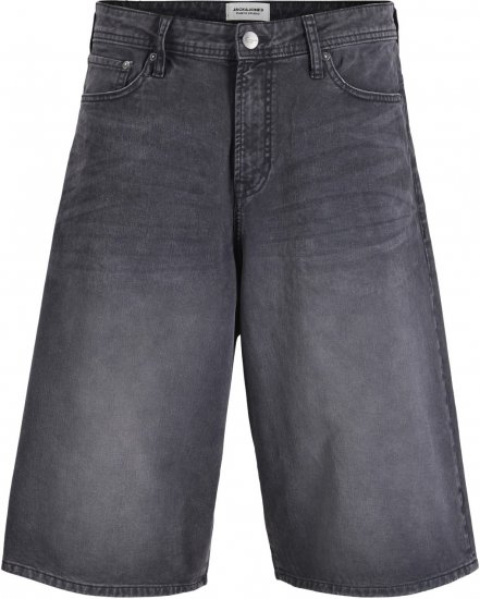 Jack & Jones Stowen Bronx Long Shorts Black - Rövidnadrág - Nagyméretű Rövidnadrág W40-W60