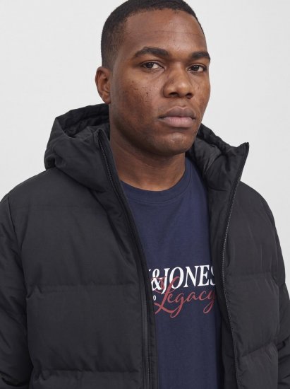 Jack & Jones Sage Steppelt dzseki Fekete - Kabátok - Nagyméretű Kabátok - 2XL-8XL