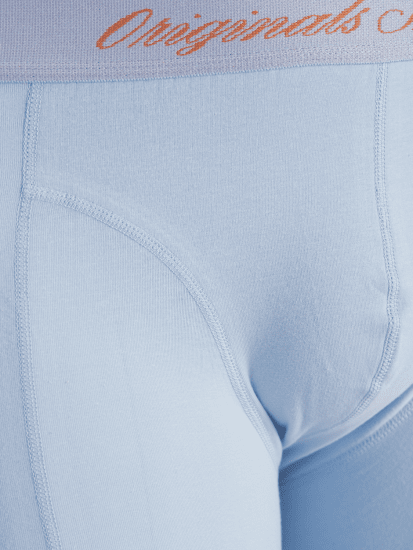 Jack & Jones Jacnorrebro Egyszínű Boxeralsó 3 Csomagos Kék - Alsónemű & strandruhák - Nagyméretű Alsónemű 2XL-8XL