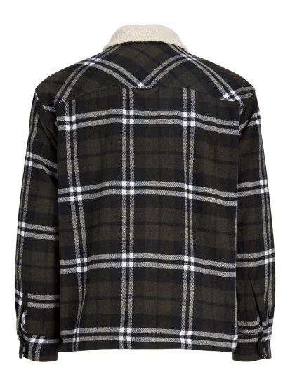 Jack & Jones Zac Teddy Ingkabát Zöld - Kabátok - Nagyméretű Kabátok - 2XL-8XL