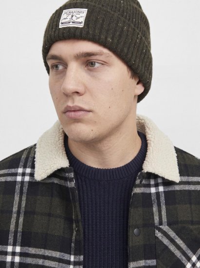 Jack & Jones Zac Teddy Ingkabát Zöld - Kabátok - Nagyméretű Kabátok - 2XL-8XL