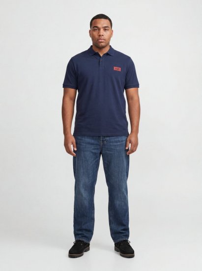 Jack & Jones Rush galléros póló 2 db fekete/tengerészkék - Pólóingek - Galléros Pólók 2XL-8XL - Pólóingek 2XL-8XL