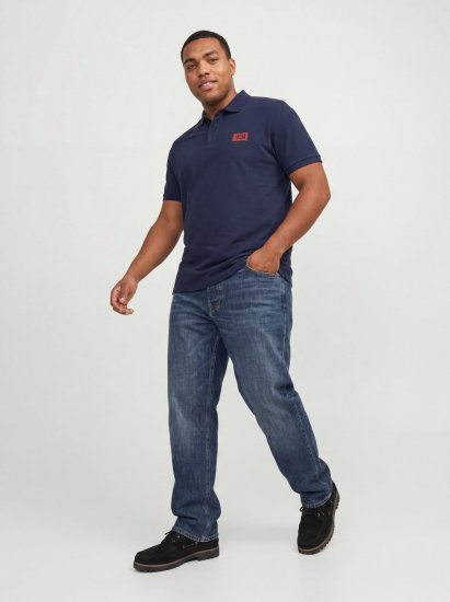 Jack & Jones Rush galléros póló 2 db fekete/tengerészkék - Pólóingek - Galléros Pólók 2XL-8XL - Pólóingek 2XL-8XL