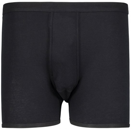 Adamo Royal Ribbed Boxer shorts Black - Alsónemű & strandruhák - Nagyméretű Alsónemű 2XL-8XL