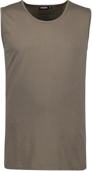 Adamo Rod Comfort Fit Tank Top Khaki - Pólók - Nagyméretű pólók - 2XL-14XL