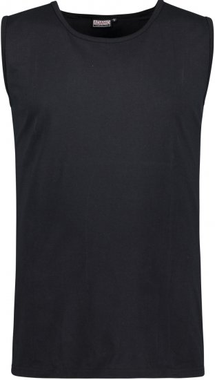 Adamo Rod Comfort Fit Tank Top Black - Pólók - Nagyméretű pólók - 2XL-14XL
