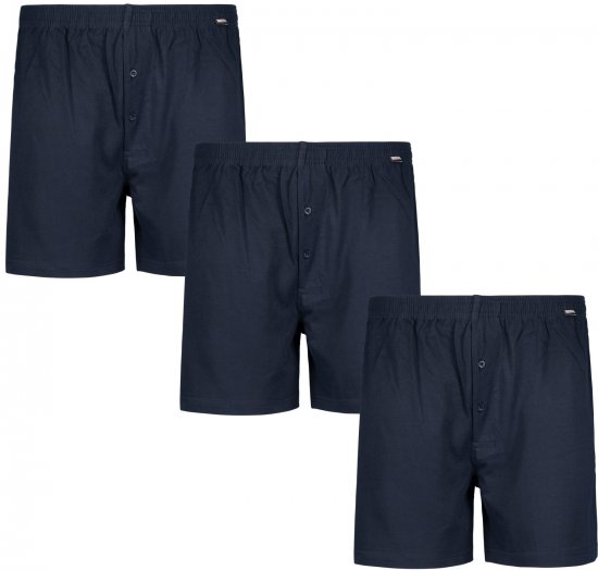 Adamo James Boxershorts 3-pack Navy - Alsónemű & strandruhák - Nagyméretű Alsónemű 2XL-8XL