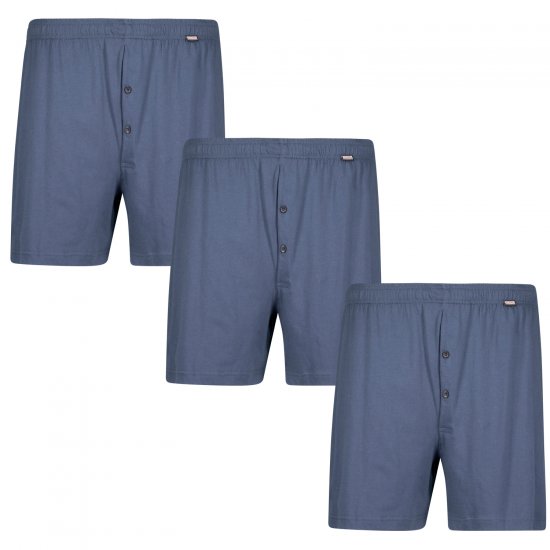 Adamo James Boxershorts 3-pack Dark Denim - Alsónemű & strandruhák - Nagyméretű Alsónemű 2XL-8XL