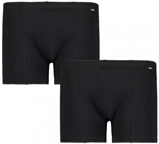 Adamo Jack Boxer shorts 2-pack Black - Alsónemű & strandruhák - Nagyméretű Alsónemű 2XL-8XL