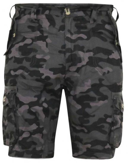 D555 ZAVIER Camo Cotton Cargo Shorts - Rövidnadrág - Nagyméretű Rövidnadrág W40-W60