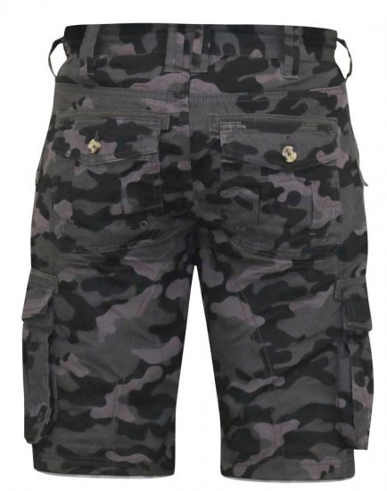 D555 ZAVIER Camo Cotton Cargo Shorts - Rövidnadrág - Nagyméretű Rövidnadrág W40-W60