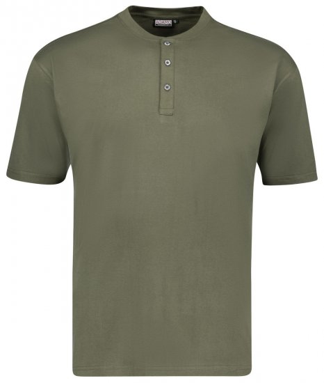 Adamo 139011 Serafino póló Olívazöld - Pólók - Nagyméretű pólók - 2XL-14XL