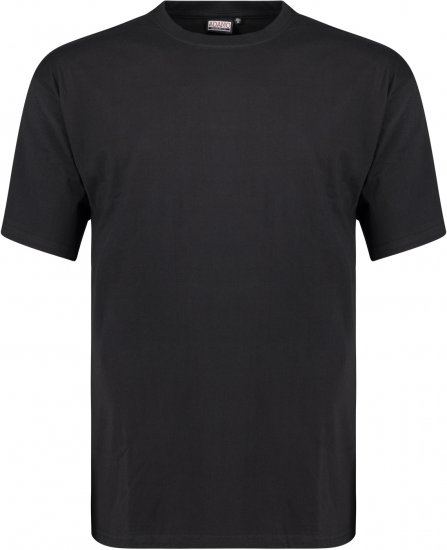 Adamo Bud Regular fit Heavy weight T-shirt Black - Pólók - Nagyméretű pólók - 2XL-14XL