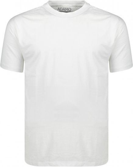 Adamo Kevin Regular fit T-shirt White - Pólók - Nagyméretű pólók - 2XL-14XL