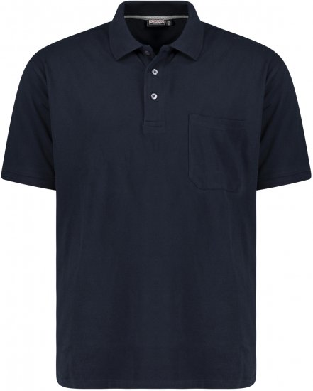 Adamo Klaas Regular fit Polo Shirt with Pocket Navy - Pólóingek - Galléros Pólók 2XL-8XL - Pólóingek 2XL-8XL