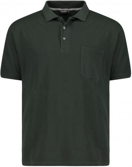 Adamo Klaas Regular fit Polo Shirt with Pocket Pine Green - Pólóingek - Galléros Pólók 2XL-8XL - Pólóingek 2XL-8XL