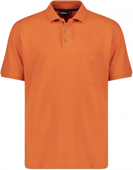 Adamo Klaas Regular fit Polo Shirt with Pocket Orange - Pólóingek - Galléros Pólók 2XL-8XL - Pólóingek 2XL-8XL