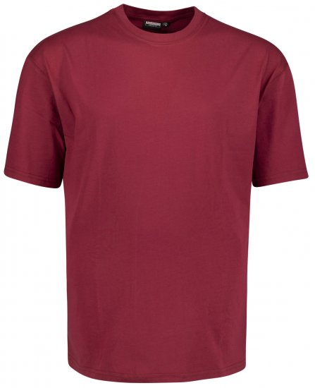 Adamo Magic T-shirt Burgundy TALL SIZES - FÉRFIRUHÁZAT MT-6XLT - TALL-méretek