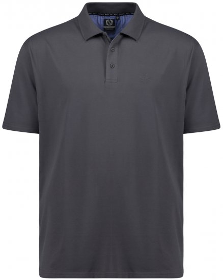 Adamo Picco Technical Sports Polo Charcoal - Sportruházat - Nagyméretű Sportruházat 2XL-10XL