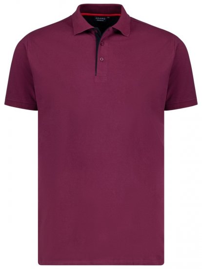 Adamo 139401 Galléros póló Bordó - Pólóingek - Galléros Pólók 2XL-8XL - Pólóingek 2XL-8XL