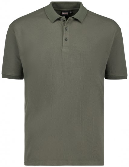 Adamo Stephan Waffelpique Poloshirt Olive Green - Pólóingek - Galléros Pólók 2XL-8XL - Pólóingek 2XL-8XL