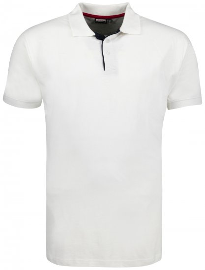 Adamo Pablo Comfort fit Polo Shirt White - Pólóingek - Galléros Pólók 2XL-8XL - Pólóingek 2XL-8XL