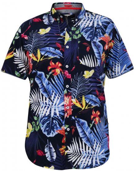 D555 TOBY Multi Colour Hawaiian AO Print Shirt - Ingek - Ingek 2XL-10XL