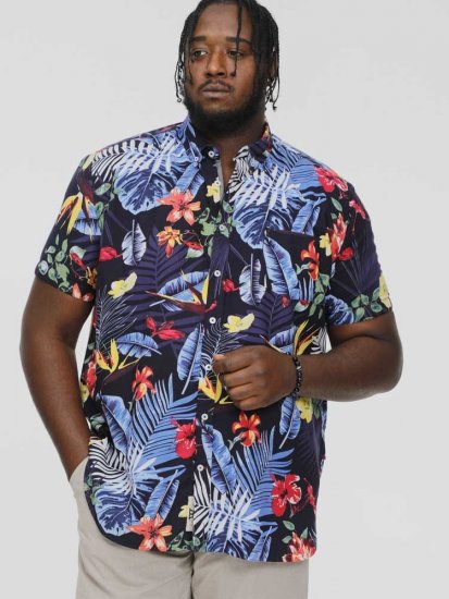 D555 TOBY Multi Colour Hawaiian AO Print Shirt - Ingek - Ingek 2XL-10XL