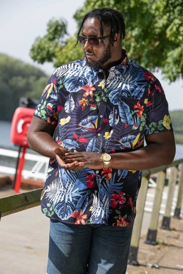 D555 TOBY Multi Colour Hawaiian AO Print Shirt - Ingek - Ingek 2XL-10XL