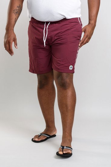 D555 Yarrow Swimshorts Burgundy - Alsónemű & strandruhák - Nagyméretű Alsónemű 2XL-8XL