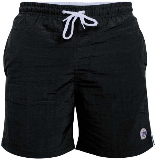 D555 Yarrow Swimshorts Black - Alsónemű & strandruhák - Nagyméretű Alsónemű 2XL-8XL