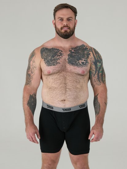 Duke Driver Boxershorts Black, Grey, Navy 3-Pack - Alsónemű & strandruhák - Nagyméretű Alsónemű 2XL-8XL