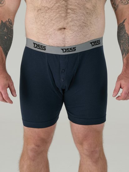 Duke Driver Boxershorts Black, Grey, Navy 3-Pack - Alsónemű & strandruhák - Nagyméretű Alsónemű 2XL-8XL